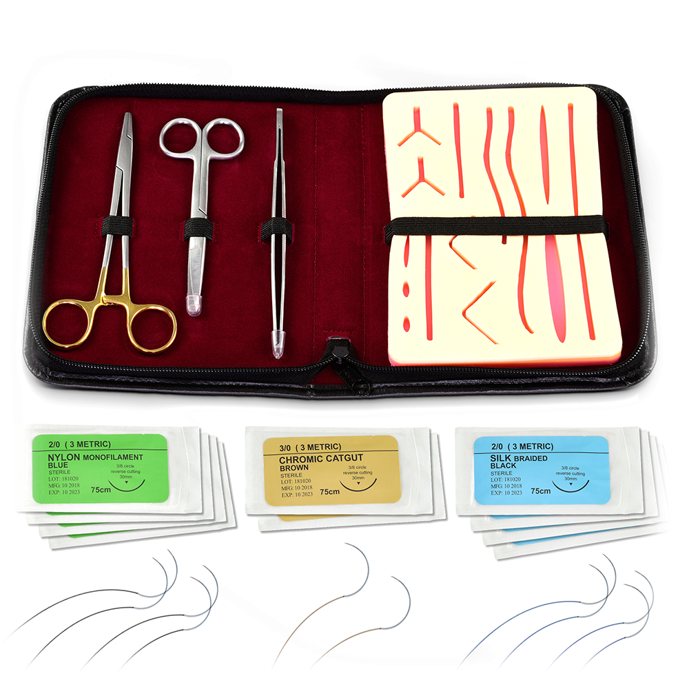 How to Suture Wounds Compact Kit Contents